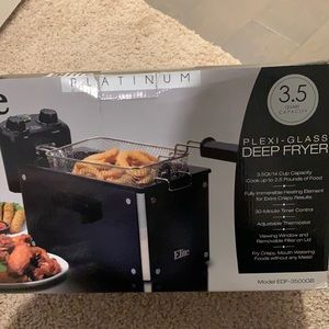 Brand new in box elite deep fryer